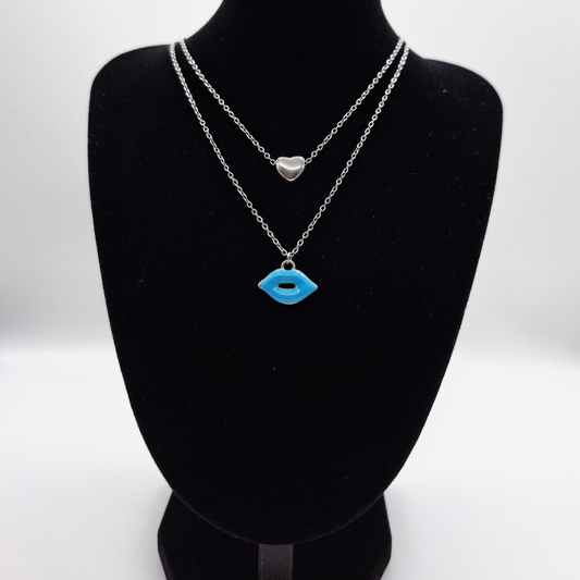 Minimalist two Layer designed Stainless Steel Necklace – The Perfect Layer for Fall & Winter