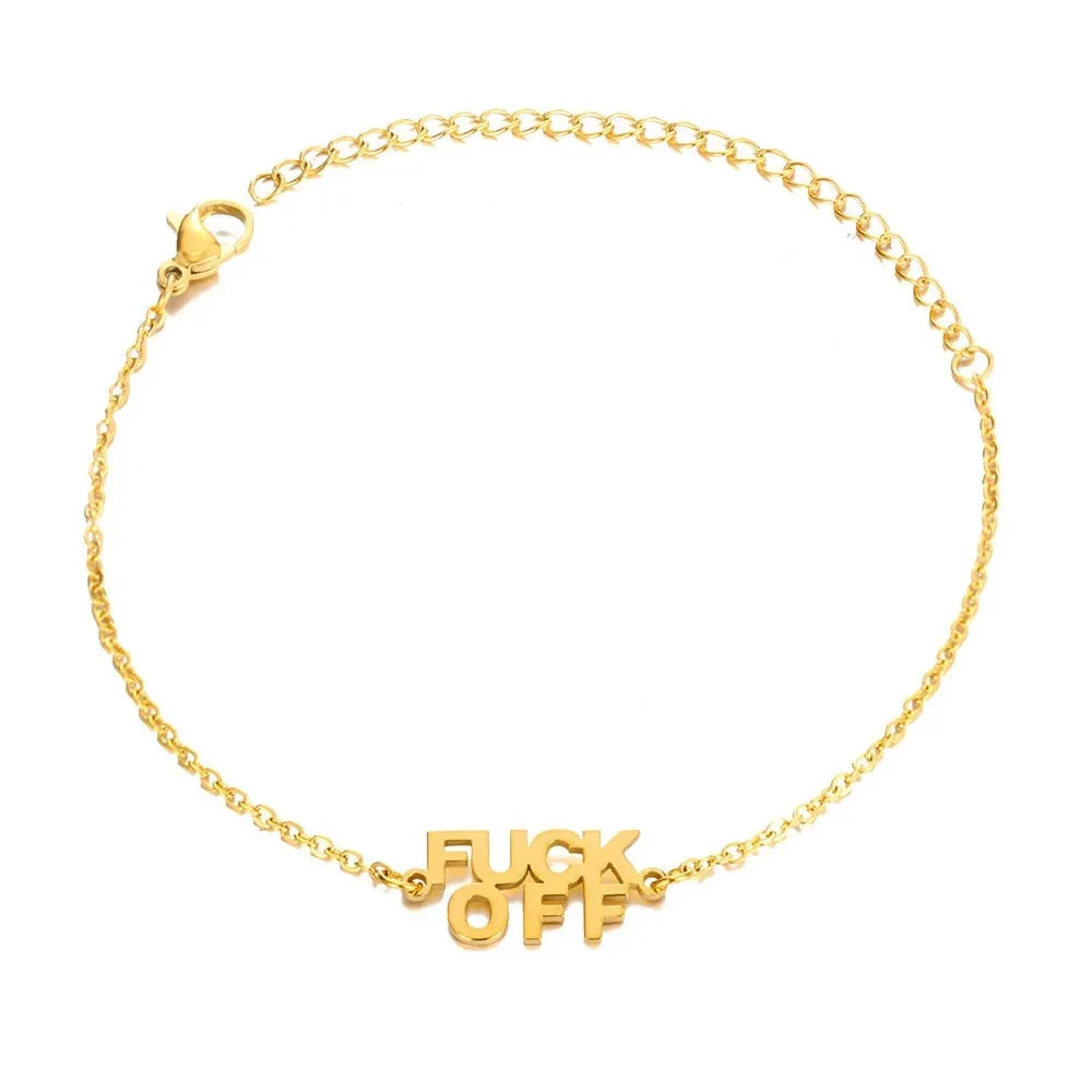 Leixure Supplies Stainless Steel Beaded Round Snake Chain Gold color Bracelets For Women - Jelwery Gifts