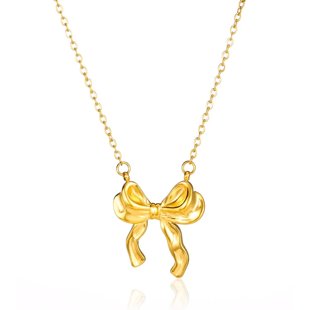 Heart Necklaces For Women Stainless Steel Gold Color Evil Eye Pendant Chain Choker Necklace Wedding Jewerly Gift