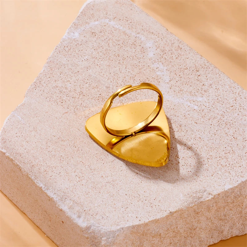 316L Stainless Steel White Tiger Stripe Necklace Earrings Ring Suit For Women Girls New Party Gift Fashion Jewelry Set