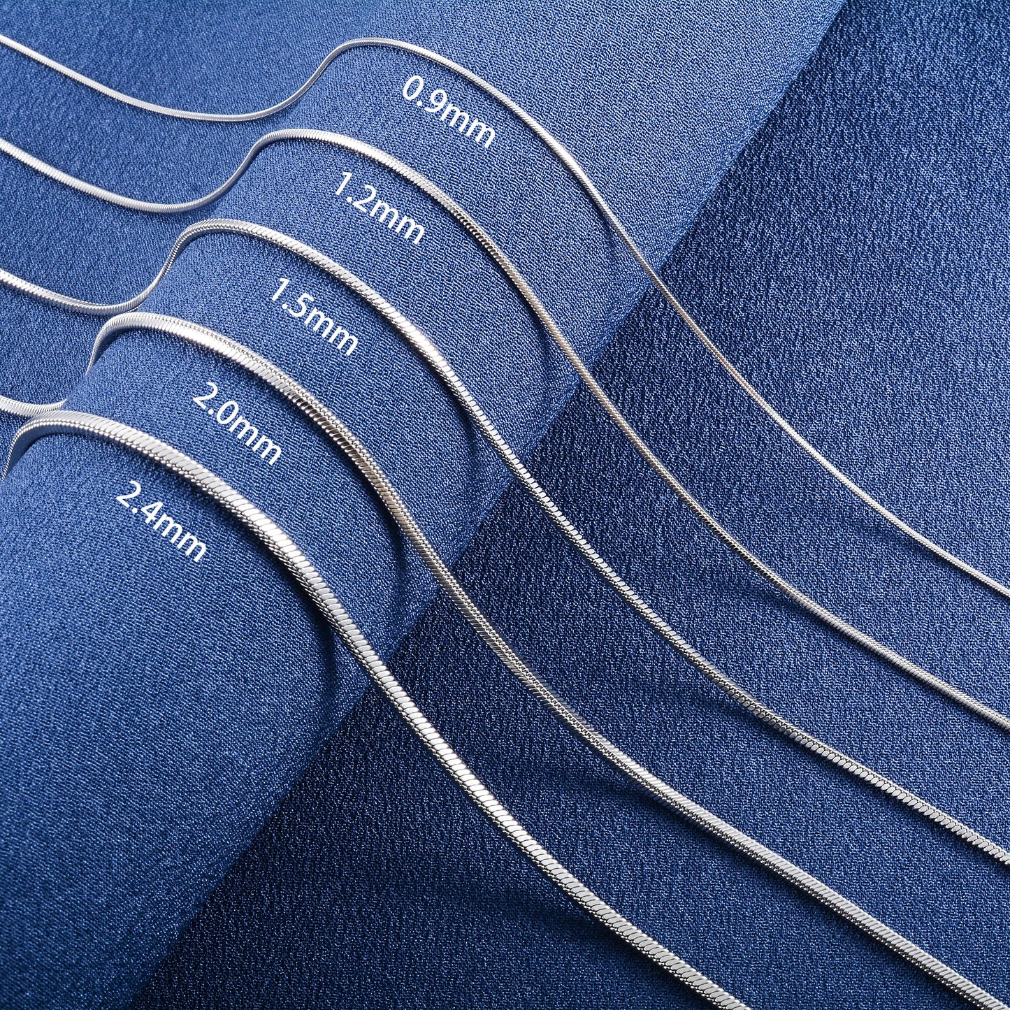 Stainless Steel Square Snake Chain Long Necklace for Women Men Choker on the Neck Collar Gold/Silver Color Jewelry Accessories