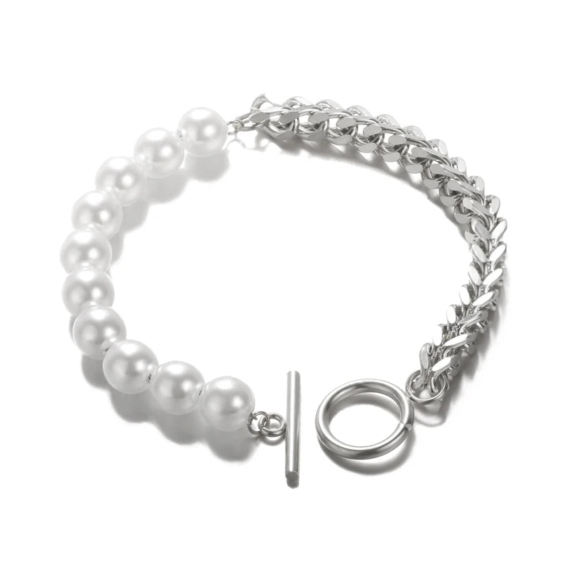 Leixure Supplies Stainless Steel Beaded Round Snake Chain Gold color Bracelets For Women - Jelwery Gifts