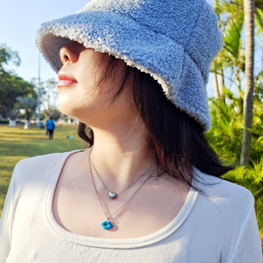 Minimalist two Layer designed Stainless Steel Necklace – The Perfect Layer for Fall & Winter