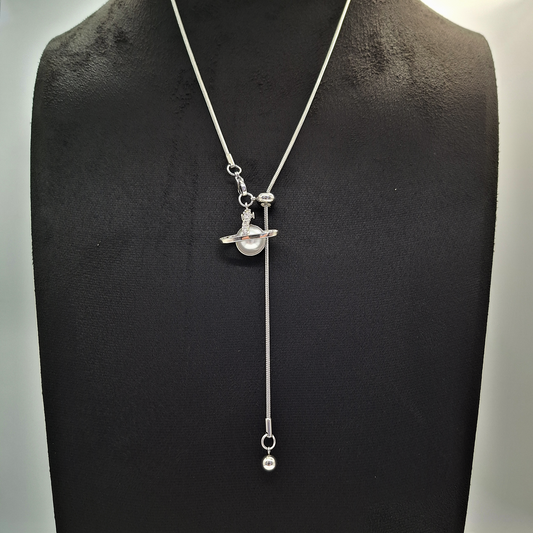 Minimalist Stainless Steel Costume Necklace – The Perfect Layer for Fall & Winter
